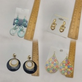 耳钉耳环滴油花朵简约百搭流行时尚 气质镀金靓丽欧美新款 潮CE799