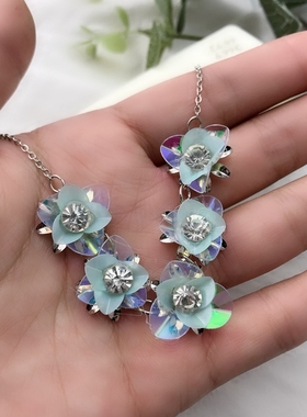 靓丽饰品花朵欧美风格项链