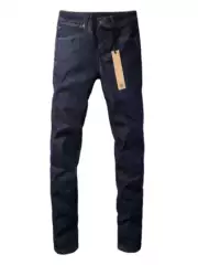Ksubi Jeans American Trendy Brand New Dark Blue Washed Logo Embroidered Stretch Slim Fit Versatile Jeans