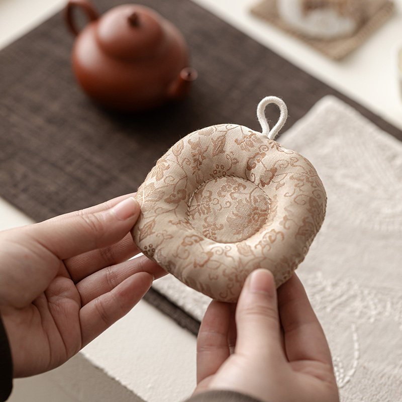 三点水国风棉麻布艺杯垫中式家用干泡垫防烫隔热加厚茶垫茶具配件,餐饮具,茶托,淘宝优惠券,粉丝福利购,淘宝优惠卷