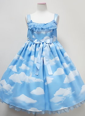 国内现货  ap  小白云  sax云  jsk 蓝色 连衣裙lolita