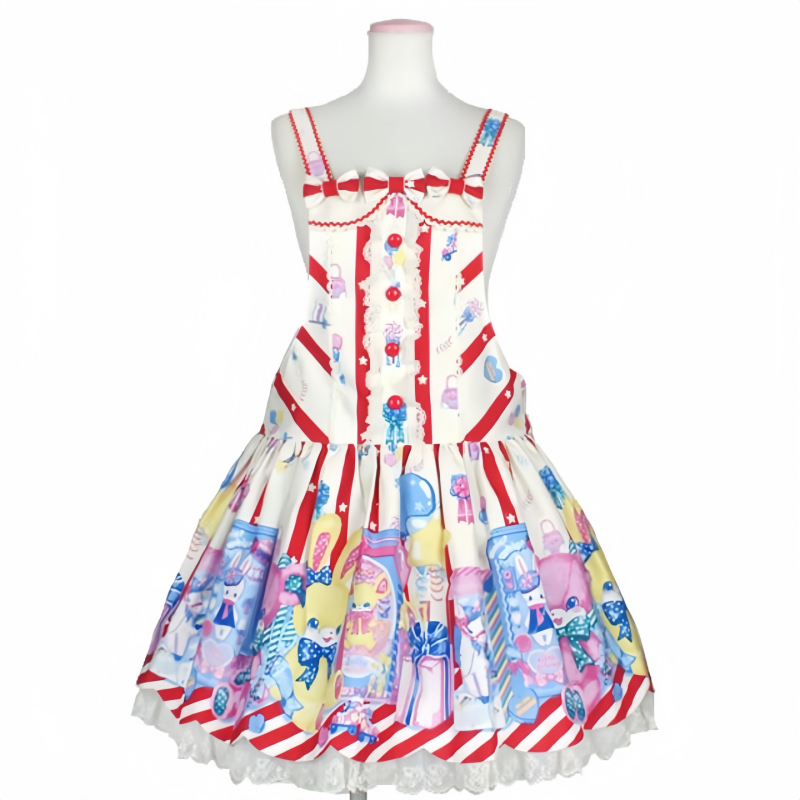 国内现货  ap  tdb toydollbox 白色 背带  连衣裙lolita