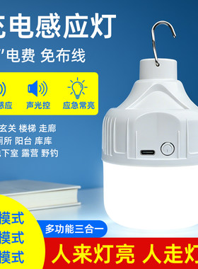智能充电雷达感应声控LED小夜灯