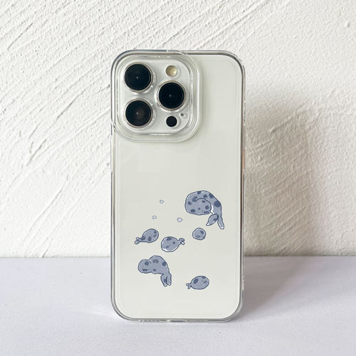 小海豚适用iPhone14手机壳苹果17promax华为mate80/nova16/p90小米17红米k90/K70透明VIVOS60/y600一加reno15