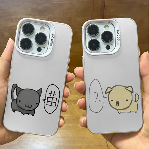 喵汪搭苹果17手机壳iPhone16promax华为nova14m80荣耀600适用VIVOX300/S60一加12/9彩银OPPOReno16小米15/k90
