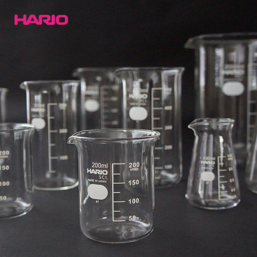 Hario旗舰店耐热玻璃杯刻度量杯