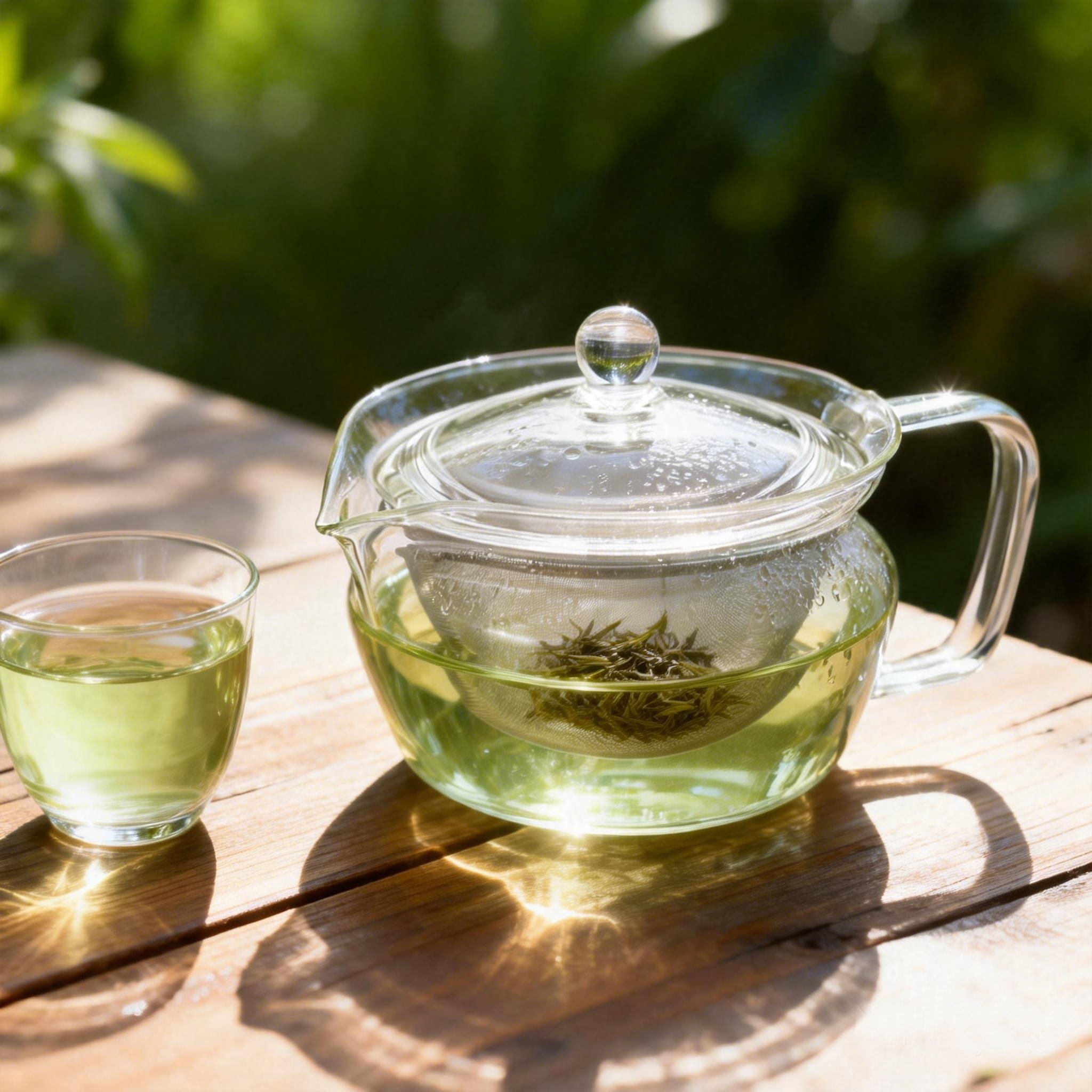 【旗舰店】HARIO日本宽口耐热玻璃茶壶不锈钢滤网泡茶壶花茶壶CHZ