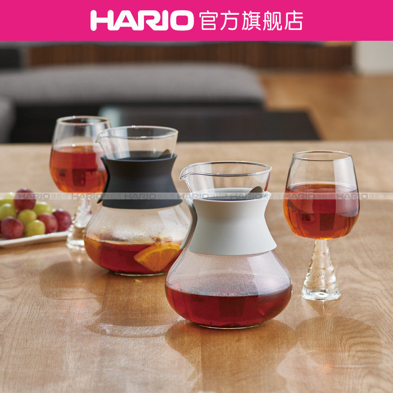 【旗舰店】HARIO创意茶具耐热玻璃泡茶壶小清新家用红茶花茶壶TDC