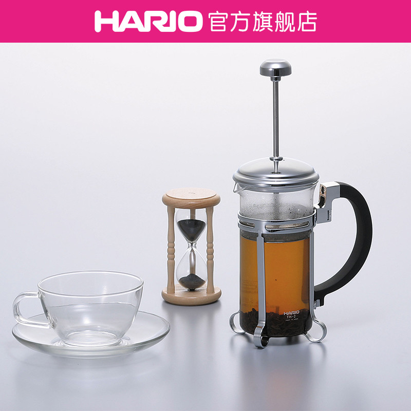 HARIO家用茶壶玻璃咖啡壶法压壶