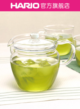 【旗舰店】HARIO玻璃泡茶壶盖单盖玻璃冲茶器带滤网茶水分离CHRN