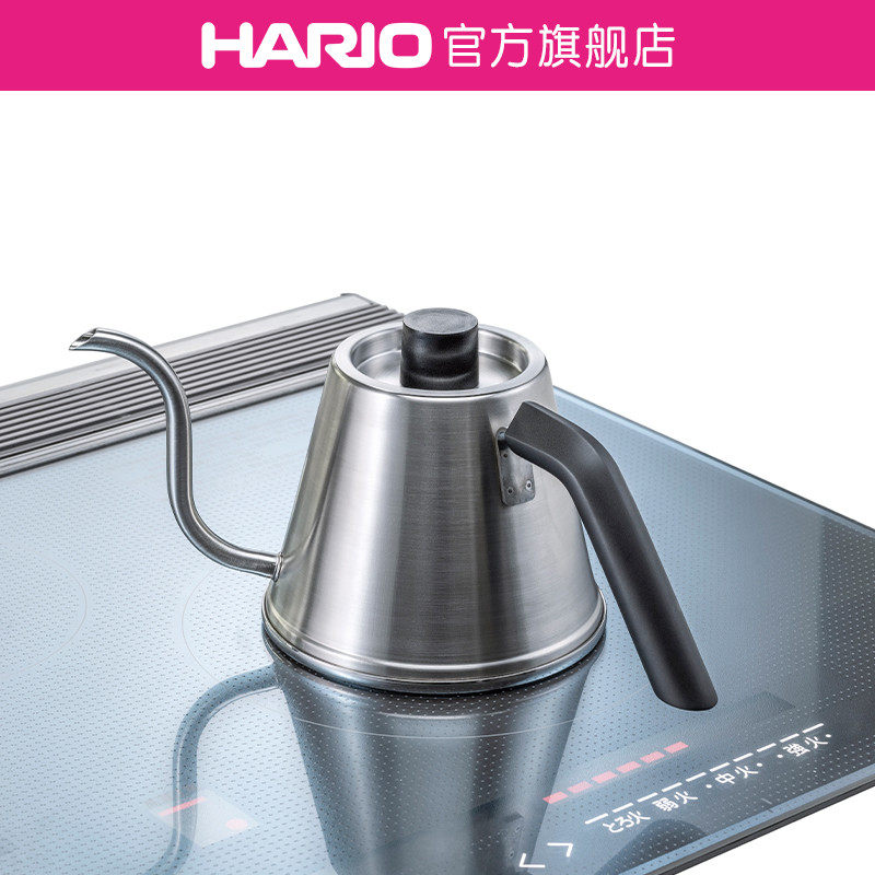 【旗舰店】HARIO斜把腕控壶手冲不锈钢咖啡壶长嘴细口手冲壶KPK