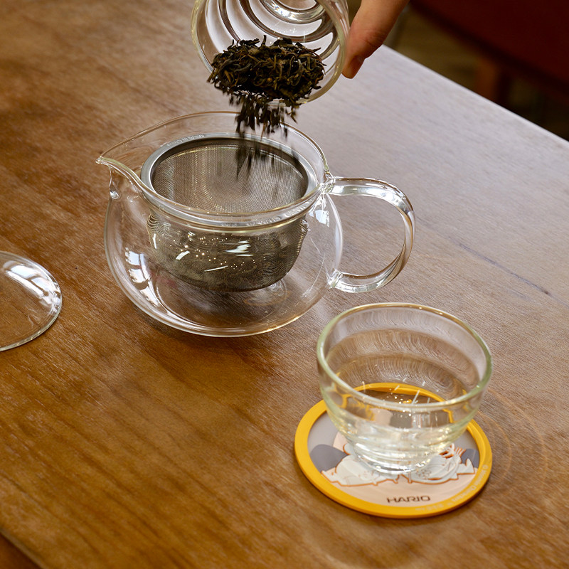 HARIO耐热玻璃茶壶茶杯泡茶组合