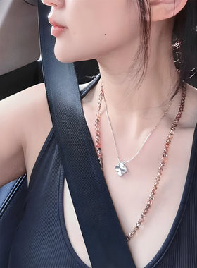 女天然黑金超七三圈手链女百搭款