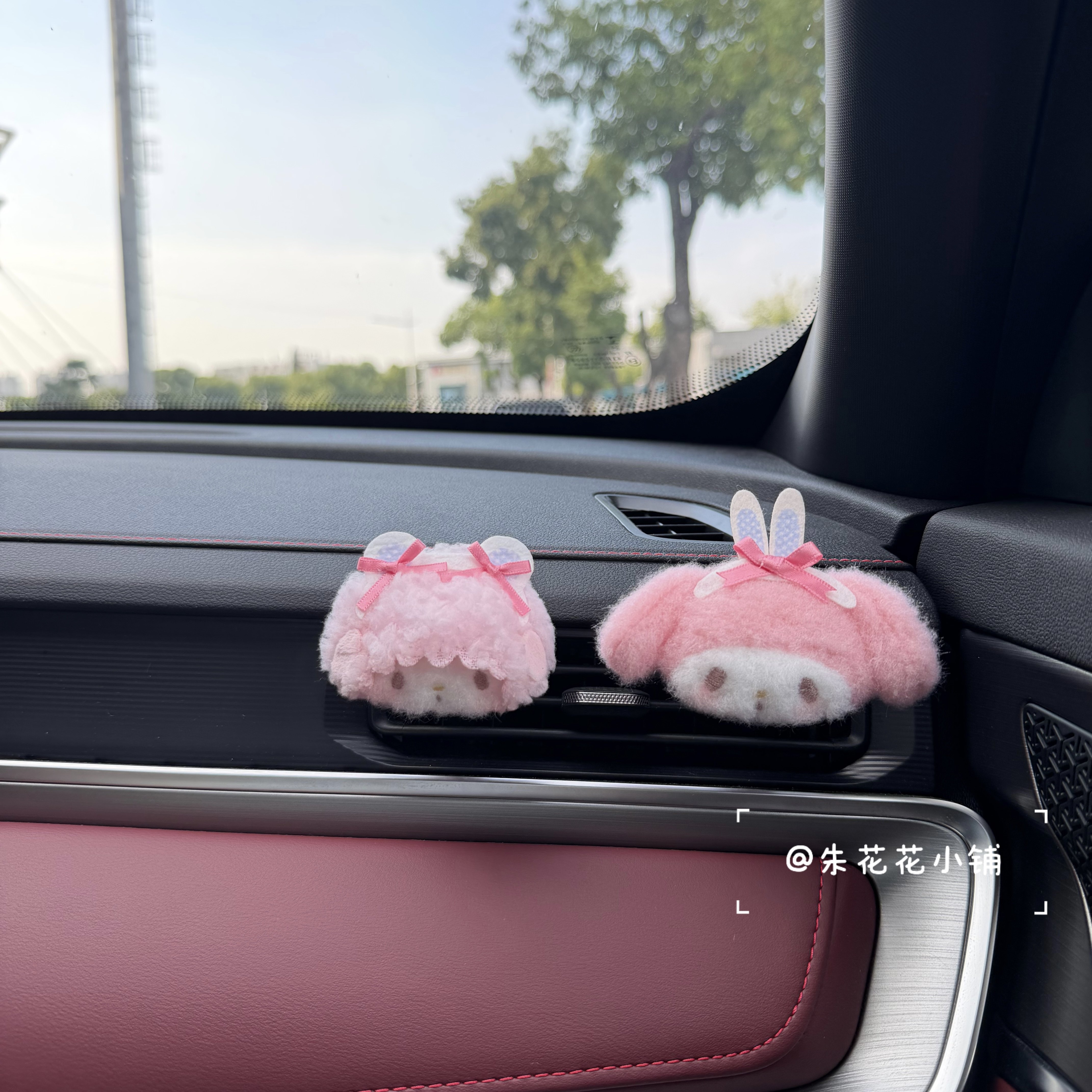 美乐蒂piano车载出风口香薰装饰车内空调装饰汽车摆件送新车礼物