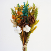 高级感干花花束 送人 客厅插花瓶摆设真花天然风干diy材料混搭包装