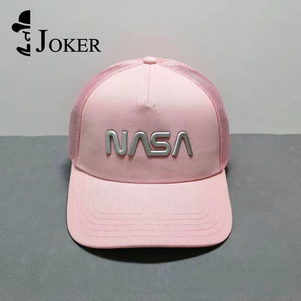 Joker严选 NASA & American needle联名款网眼鸭舌帽女生棒球帽