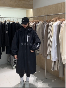 Boymissgirl秋装新款洋气风衣百搭外套时尚长款外套