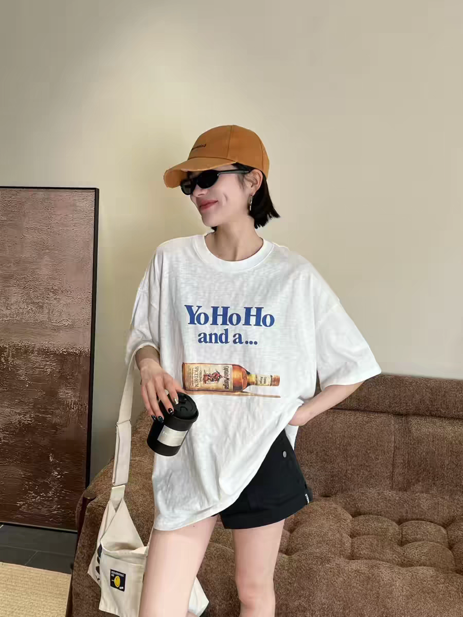 bobo1972夏季新款韩版宽松显瘦百搭短袖T恤女休闲上衣潮2026夏潮