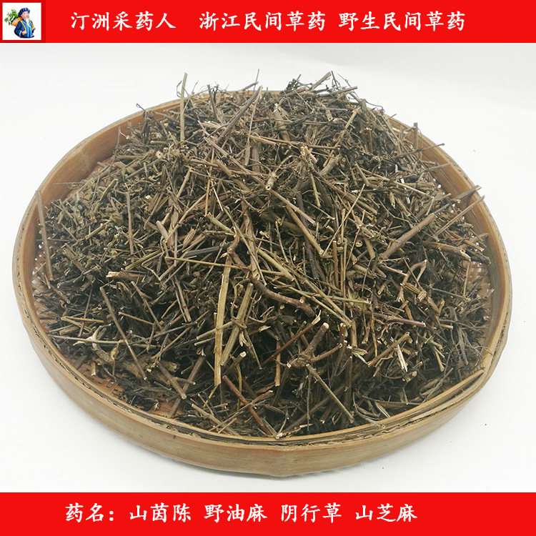 茵陈野生 草茵陈 阴行草 山芝麻 山油麻野芝麻山茵陈 铃茵陈500克