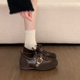 巨好看复古内增高德训鞋女鞋子2026新款春超火阿甘单鞋运动休闲鞋