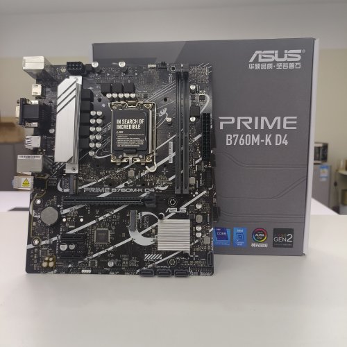 ASUS/华硕 B760M-K DDR4 DDR5 台式机主板支持12-14代CPU全新盒装