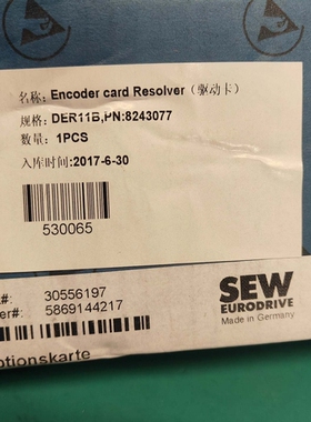 SEW DER11B 编码器卡 08243077 旋转变压器 ~议价