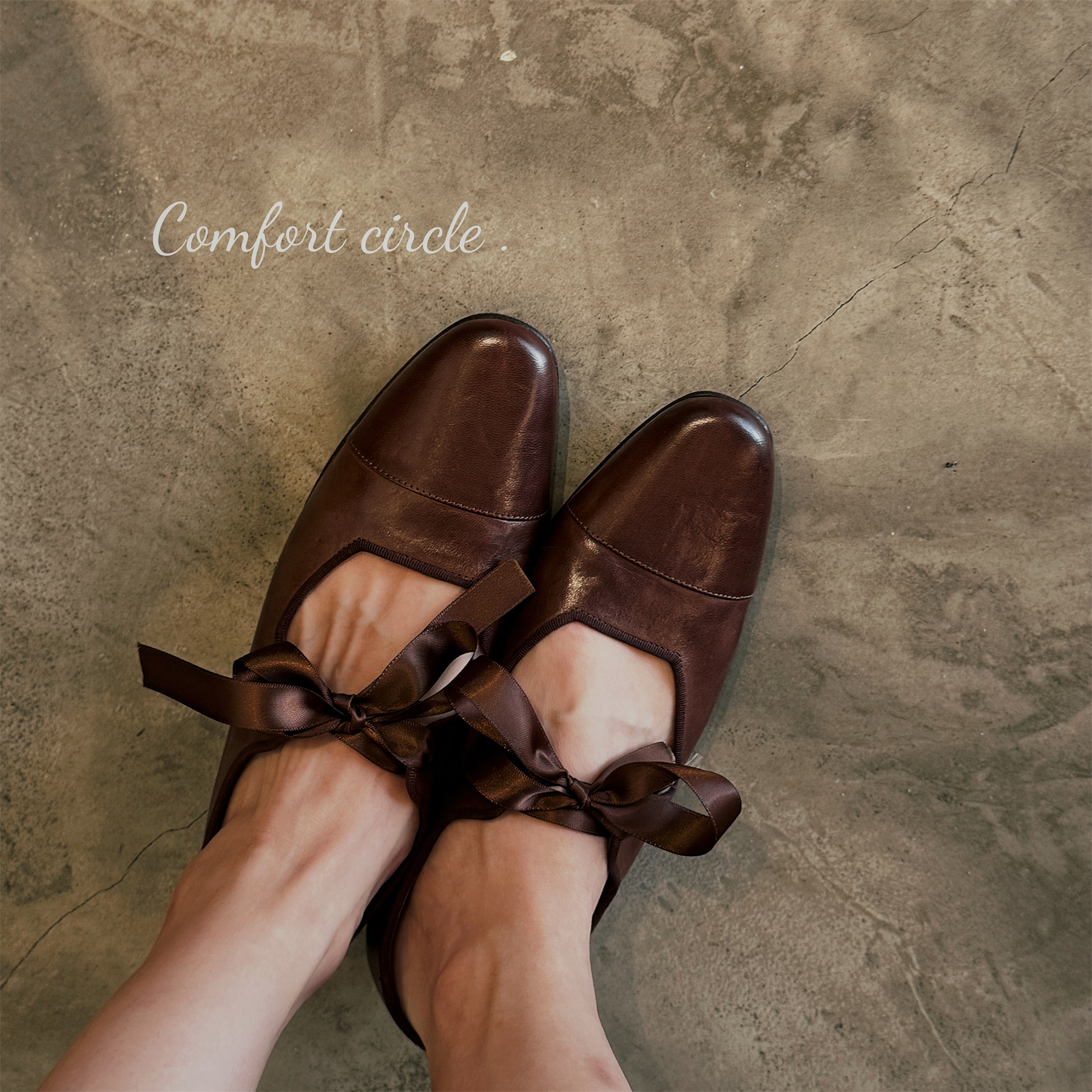 CZCAICAI 原创小香风法式玛丽珍黑色浅口气质单鞋女马皮平底鞋