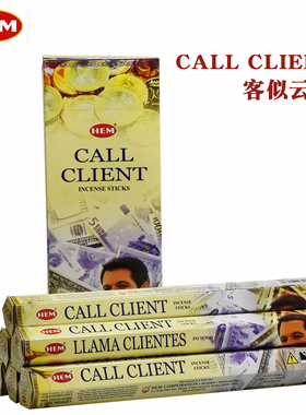 hem印度进口线香 call client客似云来熏香 室内家用香薰生意兴隆