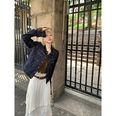 Tannin赤兔街区漫步 ski 原牛复古宽松休闲单宁牛仔外套女秋