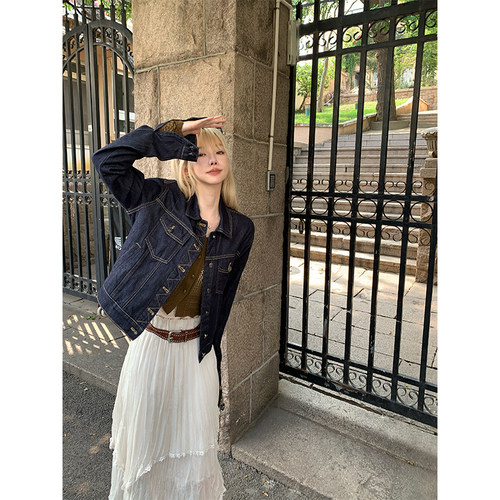 skibyTannin单宁牛仔外套