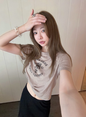 ski by Tannin赤兔 04/28new Vintage亚麻棉tee美式复古印花短袖t