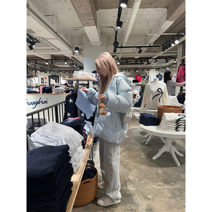 ski byTannin赤兔费南雪国标90白鸭绒羽绒服冬季宽松廓形连帽外套