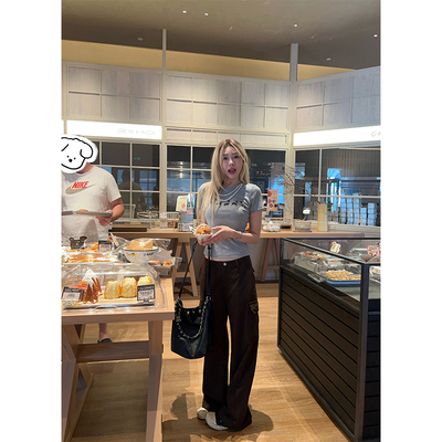 skibyTannin好版型!直筒工装裤