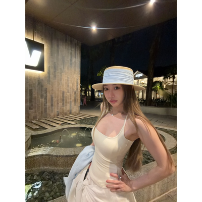 skibyTannin挂脖吊带背心