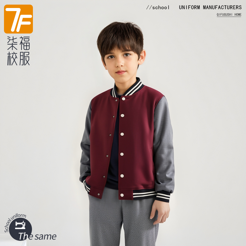 小学生春秋棒球服女童运动套装