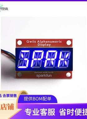 COM-16917【QWIIC ALPHANUMERIC DISPLAY BLUE】开发板 套件 编