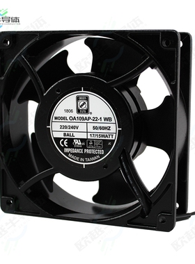 OA109AP-22-1WB[风扇FAN AXIAL 120X38MM 230VAC WIRE]