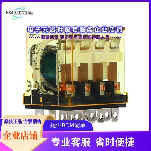 RH4B-UAC220V[继电器RELAY PLUG-IN 4PDT 10A 220VAC]