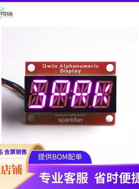COM-16919【QWIIC ALPHANUMERIC DISPLAY PINK】开发板 套件 编