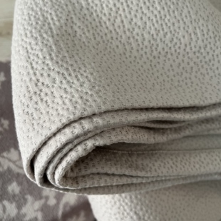 外贸原单特价色织全棉多层交织提花直角款加厚床单