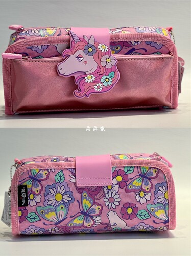 笔袋smiggle大容量收纳文具盒