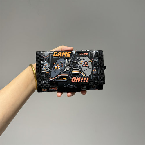 澳洲Smiggle钱包儿童学生卡包黑色游戏手柄索尼克收纳包创意礼品