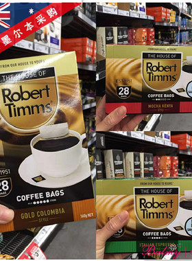现货 澳洲Robert Timms 罗伯特替姆斯 速溶滤袋咖啡 独立装28包