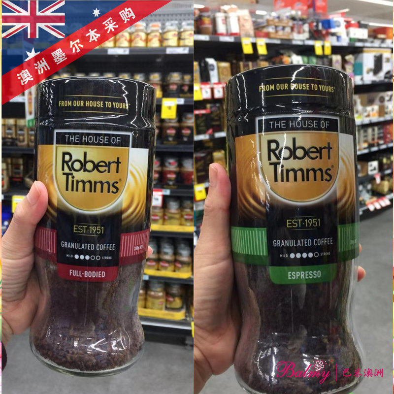 现货 澳洲Robert Timms罗伯特替姆斯 速溶纯黑咖浓缩咖啡颗粒200g|ruв категории кофе/хлопья/напиток, растворимый кофе/кофе/порошок, растворимый кофе - от Buy2taobao.com для оказания профессиональной услуги покупки агента Taobao