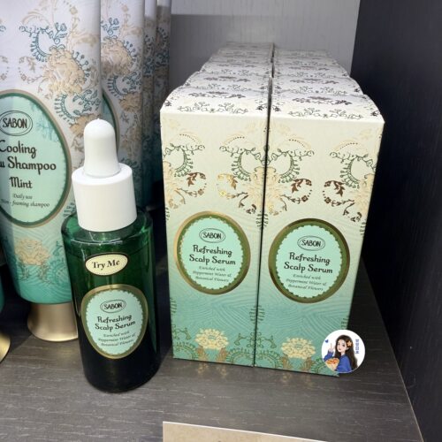 现货～日本专柜SABON限定薄荷凉感 头皮精华洗发水头皮磨砂膏