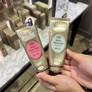 现货 日本专柜Sabon保湿滋润细嫩修护黄油护手霜玫瑰茉莉白茶75ml
