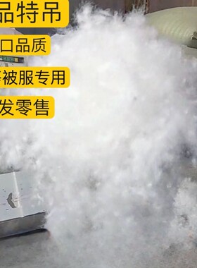 国标90%白灰鸭绒散装羽绒水洗羽绒羽绒服制品填充物原料