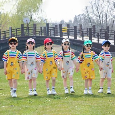 巴拉巴柆清货儿童表演服装六一小学生背带裤幼儿园舞蹈运动会啦啦