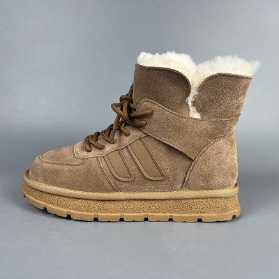 俄罗斯订单~女冬季羊毛混纺保暖亲肤雪地靴抗寒-20北方地区旅游鞋