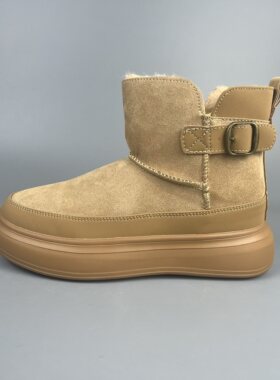 加绒加厚冬季保暖女雪地靴防泼水